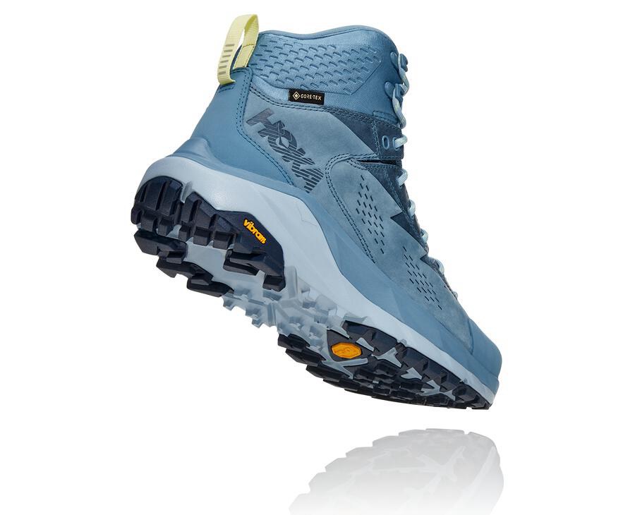 Botas De Montaña Hoka One One Mujer - Kaha Gore-Tex - Azules - DSV973581